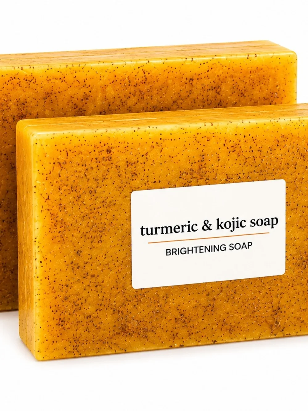 Turmeric & Kojic Brightening Soap - Warm Yellow